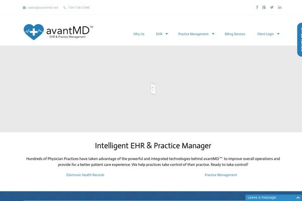 avantmd.com site used Energizo