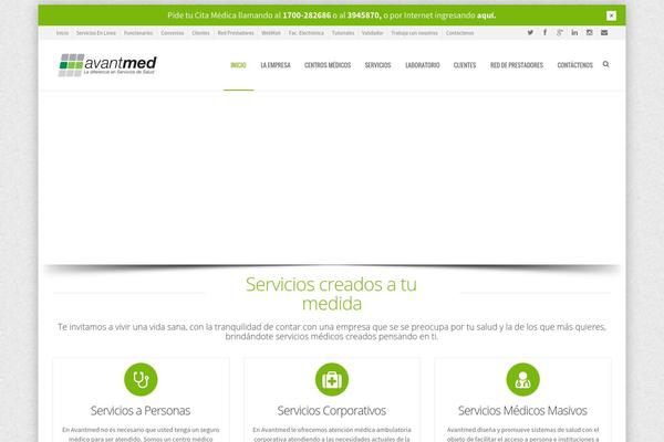 Alterna theme site design template sample