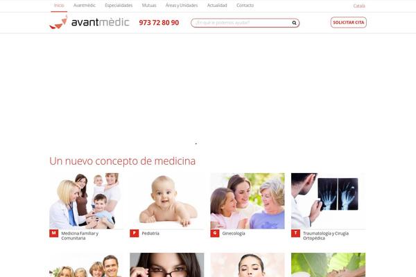 SoulMedic theme site design template sample
