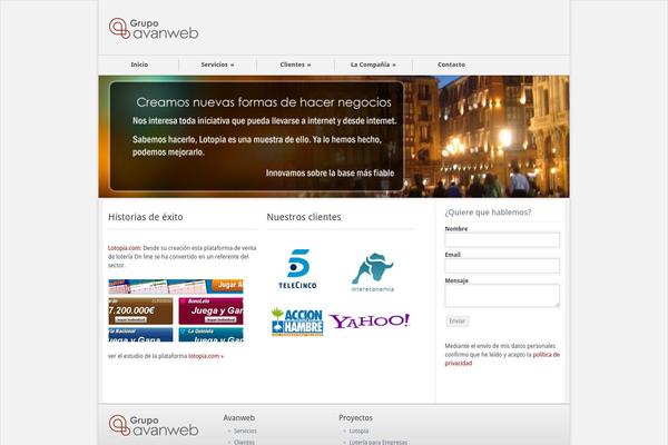 Modernize theme site design template sample