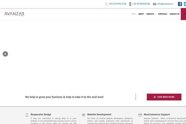 WordPress website example screenshot