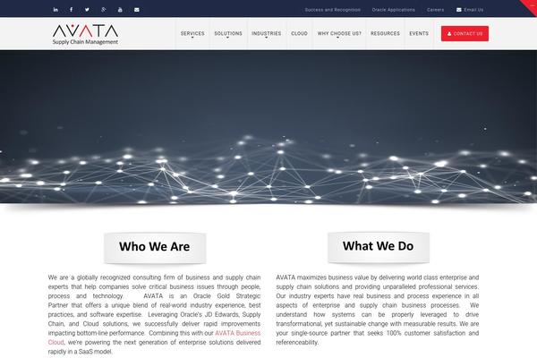 Alaska theme site design template sample