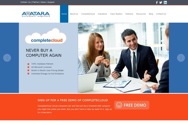 Sapphire theme site design template sample