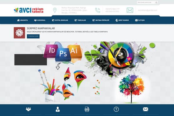 Yakamoz theme site design template sample