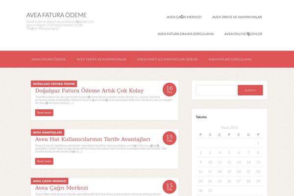 The Funk theme site design template sample