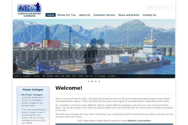 Site using NOAA Weather plugin
