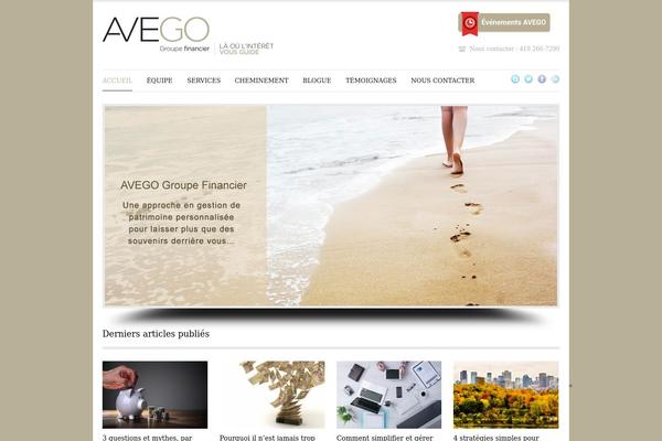 Visionaire theme site design template sample