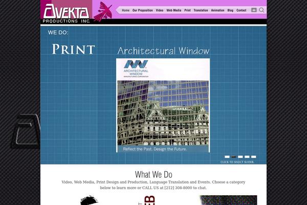 Longpage theme site design template sample