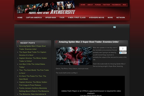 Dominion theme site design template sample