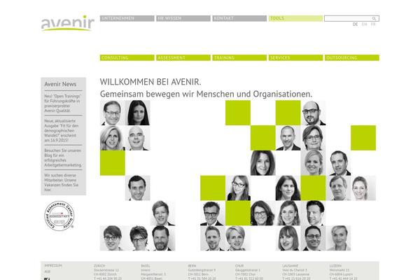 avenirgroup.ch site used Avenir