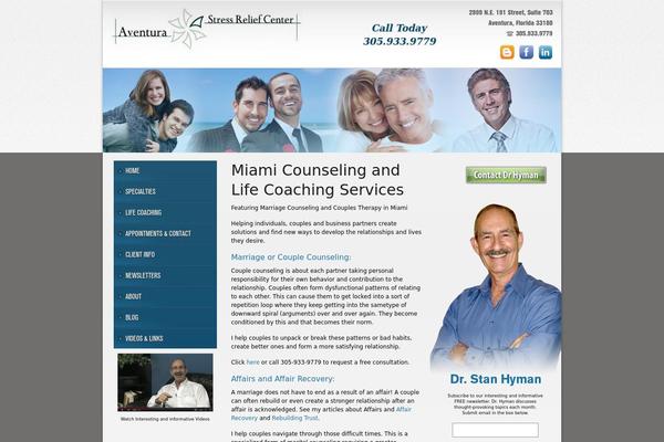 Aventura theme site design template sample