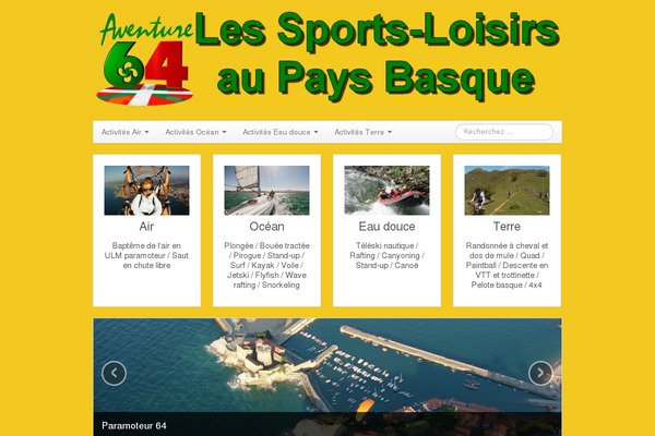 aventure64.fr site used CyberChimps Pro