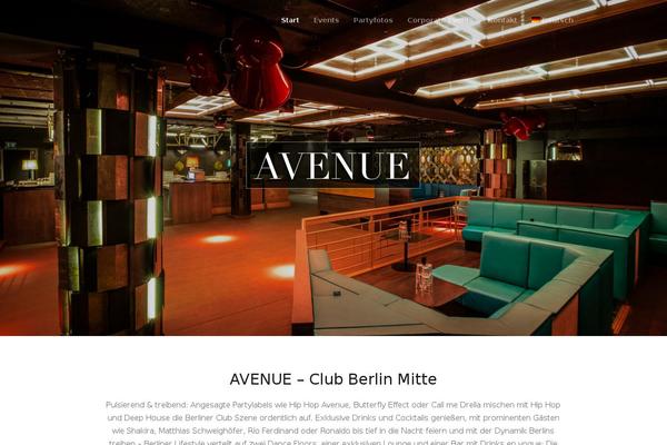 Hayden theme site design template sample