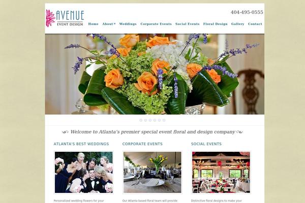 Dandelion theme site design template sample
