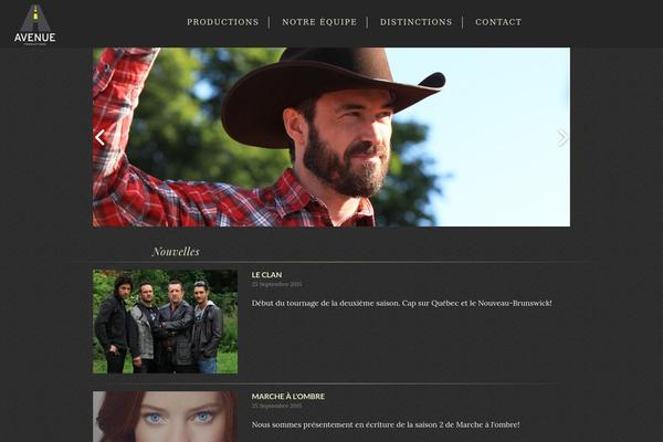 Tv-elements theme site design template sample