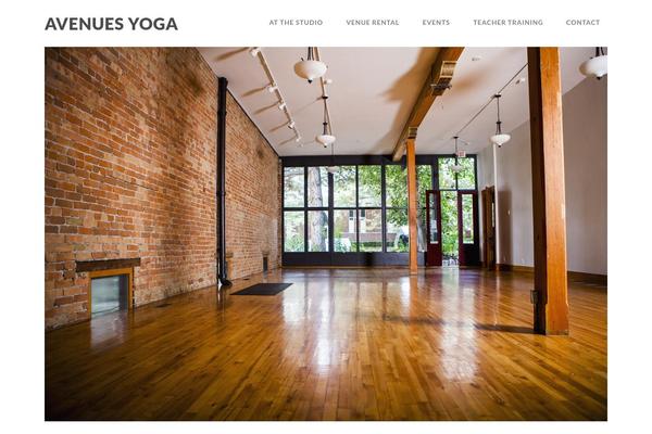 Interactive theme site design template sample