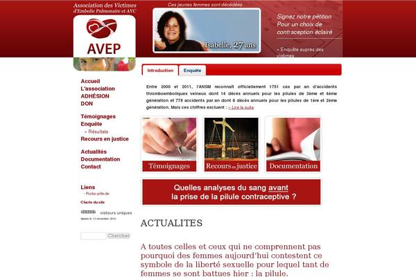 avep-asso.org site used Avep
