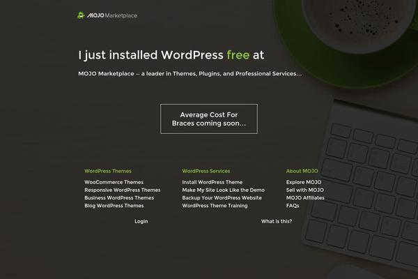 averagecostforbraces.com site used Sem Reloaded
