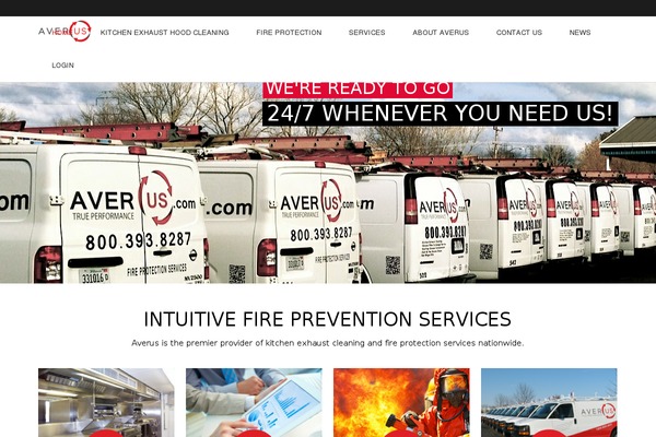 averusfireservices.com site used Bigger