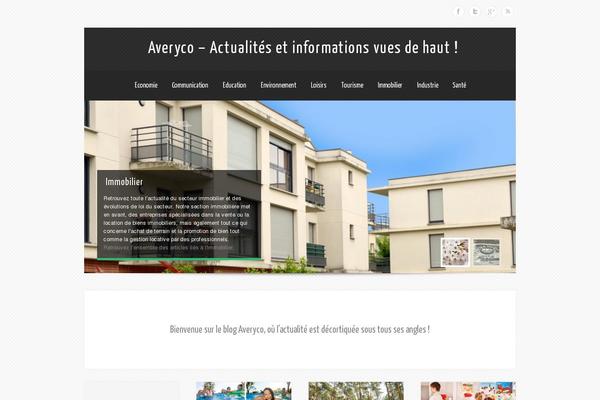 Theron Lite theme site design template sample