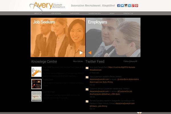 Hybrid theme site design template sample