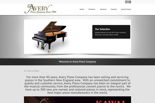 Eleganza theme site design template sample