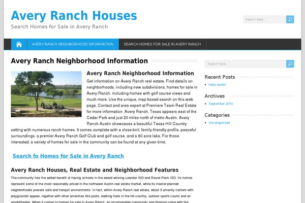 HappenStance theme site design template sample