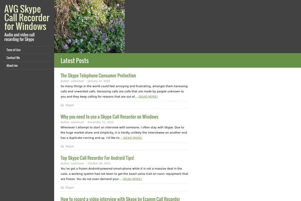 LiveRide theme site design template sample