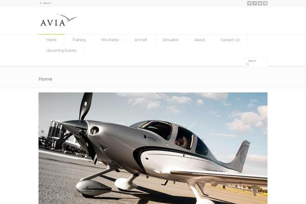 Avia theme site design template sample