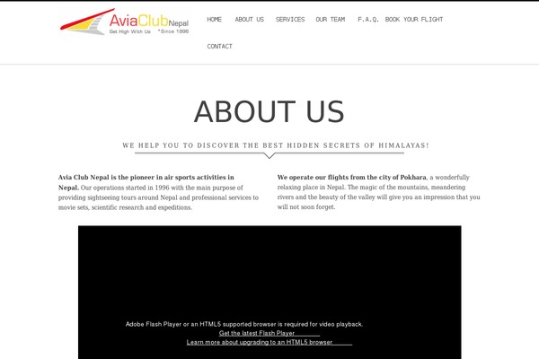 Norris theme site design template sample