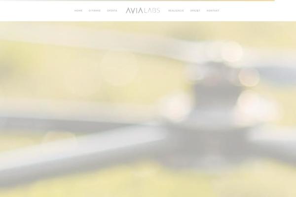Kinetika theme site design template sample