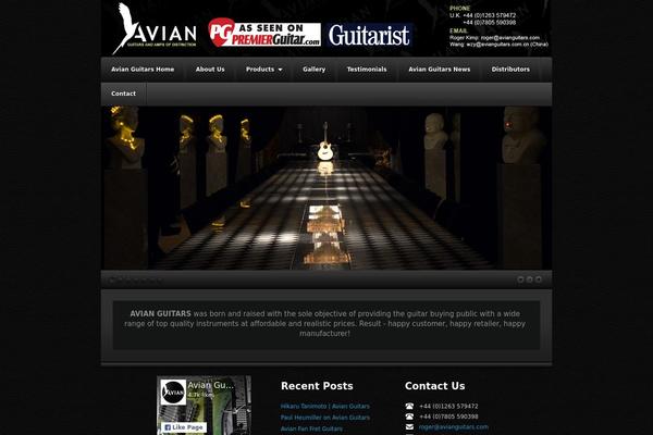 Akita theme site design template sample