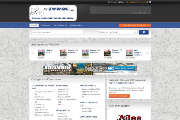 aviannonces.com site used ClassiPress