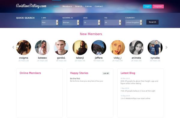 Site using Dsp_dating plugin