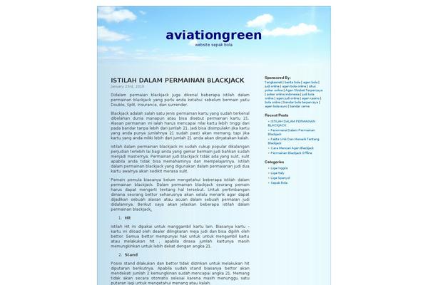 BlueSky theme site design template sample