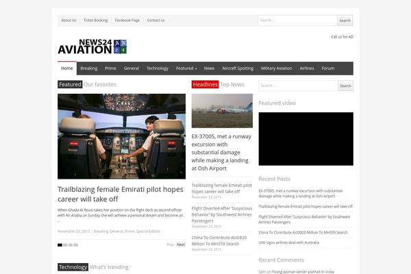 NewsPlus theme site design template sample