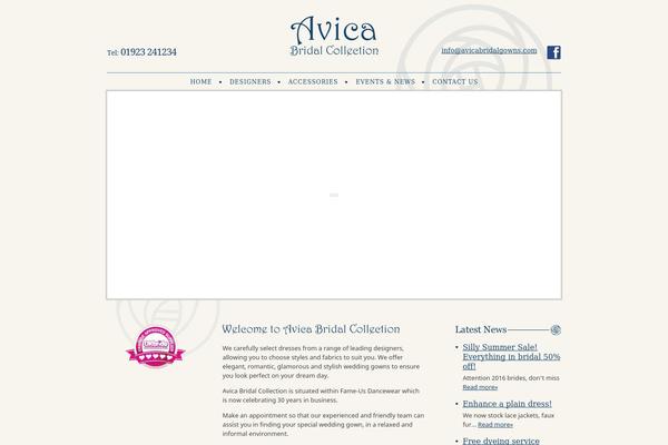 avicabridalgowns.com site used Avica