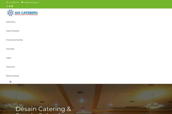 The7 theme site design template sample