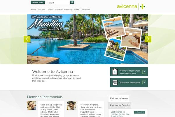 Site using The Social Links plugin