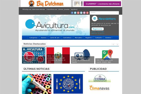 The7 Child theme site design template sample