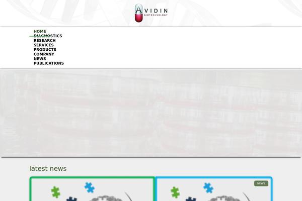 avidinbiotech.com site used GeneratePress