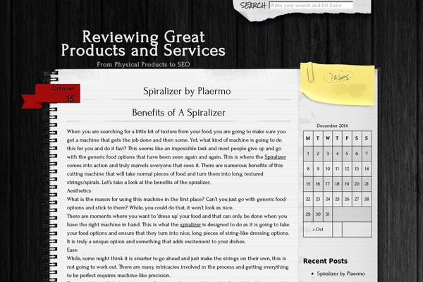 Anarcho Notepad theme site design template sample