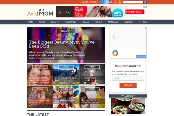 The Retailer theme site design template sample