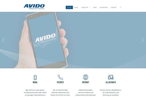 Crystal-wp theme site design template sample