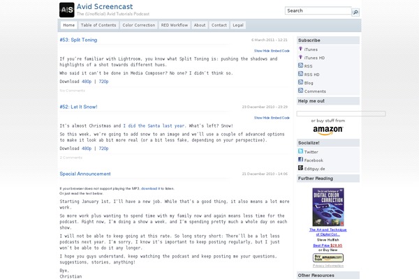 avidscreencast.com site used Blue-pix-100