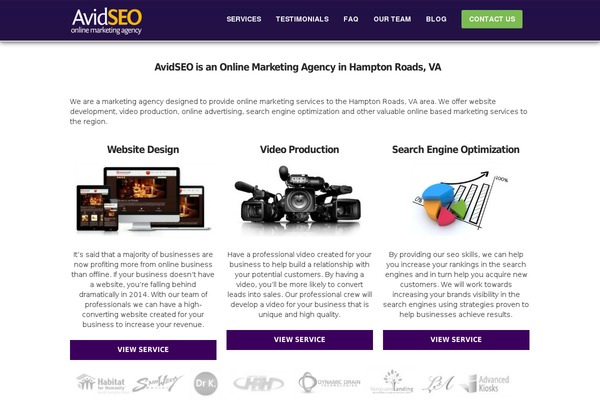 Sentinel theme site design template sample