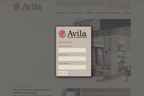 avilaretail.com site used Trafficdeveloper