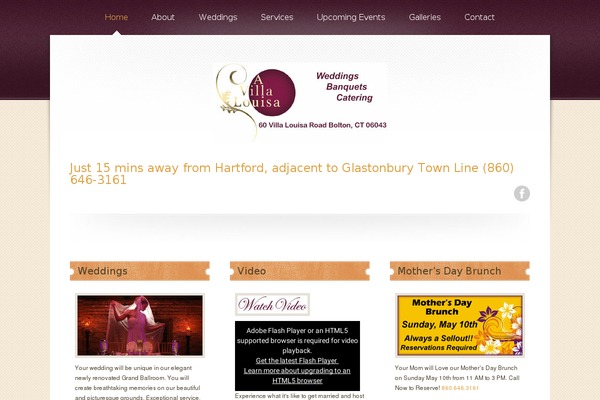 Marriage theme site design template sample