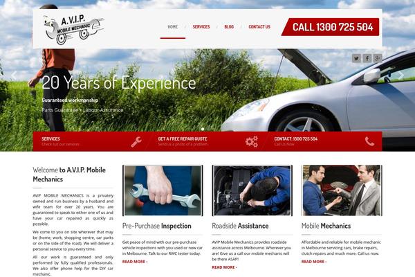 CarPress theme site design template sample