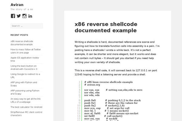 Site using SyntaxHighlighter Evolved plugin